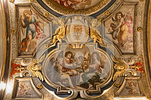 Interiors of Saint-Joseph church, Paris, France