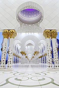 Interiors of Sheikh Zayed Mosque, Abu Dhabi