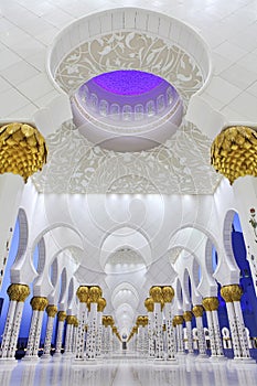 Interiors of Sheikh Zayed Mosque, Abu Dhabi