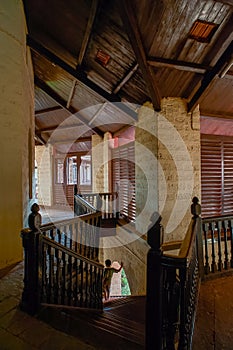 Interiors of Thibaw Palace  Thiba Palace  in Ratnagiri, Maharashtra