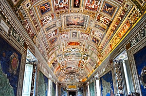 Interiors of Vatican museum