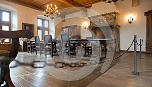 Interiors of the Vianden castle