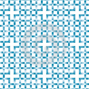 Interlaced blue pattern