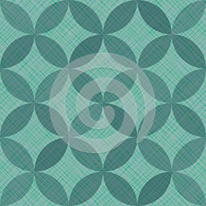 Interlacing circles parts modern seamless vector