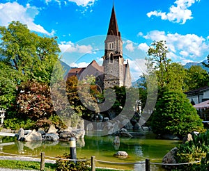 Interlaken church suiza