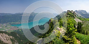 Interlaken and Lake Brienz photo