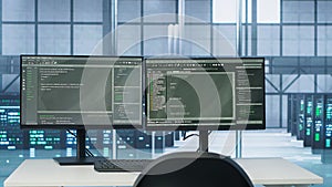 Interlinked computers in data center creating server network