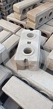 Interlock brick bilding photo