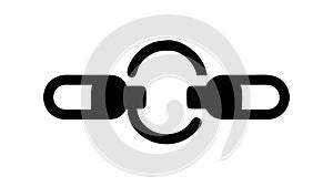 Interlocking Chain Links, Connection, Network, Unity, vector design Generative AI