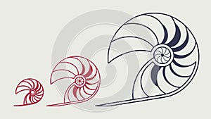 Interlocking Circular Geometric Pattern, Unity and Modern Design, vector design Generative AI