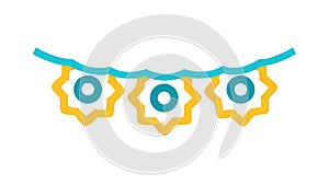 Interlocking Circular Shapes: Connection, Unity, and Seamless Pattern, vector design Generative AI