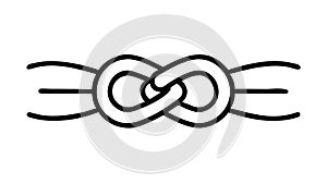 Interlocking Connection Link Icon Vector, Unity, Network, vector design Generative AI