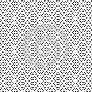 interlocking diagonal black lines lattice seamless background pattern