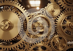 Are polished and reflective, highlighting the intricate design of