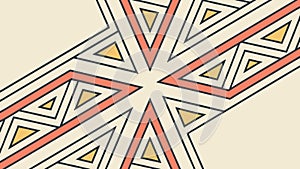 Interlocking Geometric Diamond Pattern Abstract Design Vector, vector design Generative AI