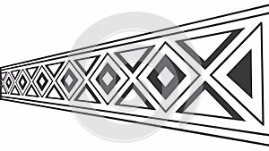 Interlocking Geometric Diamond Pattern Dynamic Abstract Design, vector design Generative AI