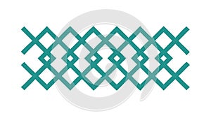 Interlocking Geometric Grid Abstract Pattern Design, vector design Generative AI