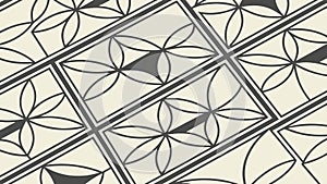 Interlocking Geometric Lattice Pattern, Abstract Architectural Design, vector design Generative AI