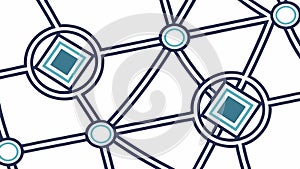 Interlocking Geometric Lattice Pattern, Abstract Design, vector design Generative AI