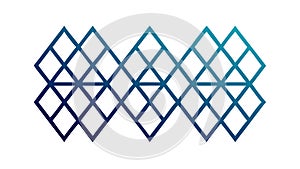 Interlocking Geometric Lattice Pattern Vector for Structure, vector design Generative AI