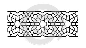 Interlocking Geometric Pattern Vector - Abstract Modern Design, vector design Generative AI