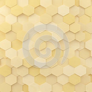 Interlocking hexagonal shapes create a textured pattern, resembling a honeycomb.