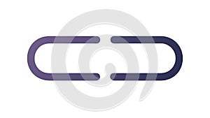 Interlocking Links: Connection and Chain Icon, vector design Generative AI