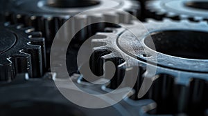 The Interlocking Metal Gears.AI generated image