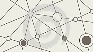 Interlocking Rings Network Icon, Unity Connection Vector Symbol, vector design Generative AI