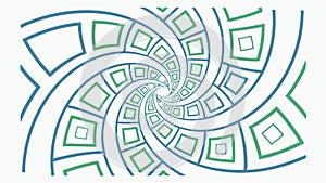 Interlocking Spiral Pattern, Abstract Flow Design, vector design Generative AI