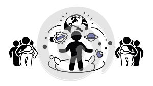 Interlocking Spiral Pattern, Intricate Design, vector design Generative AI