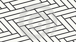 Interlocking Wood Pattern Geometric Background, vector design Generative AI