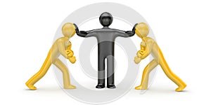 Intermediary in the conflict decision