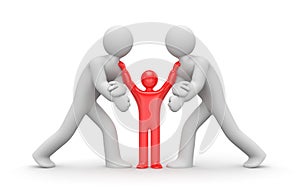 Intermediary in the conflict decision