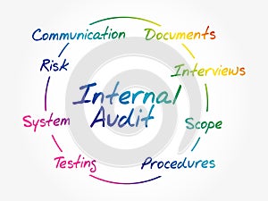 Internal Audit process circle