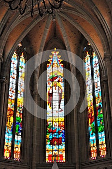 Internal construction of a Catholic church