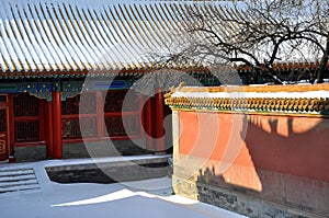 Internal courtyard of the Forbidden City