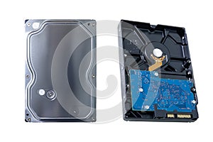 Internal hard disk drive for desktop computer pc, isolate on white background