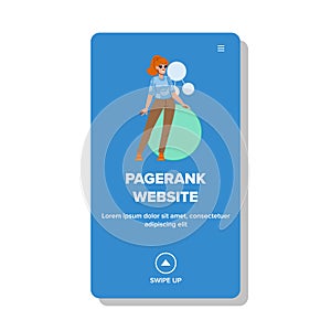 internal pagerank website vector