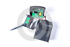 Internal parts of a flashgun