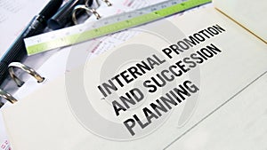 Internal promotion and succession planning