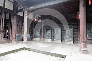 Internal structure of wuhou temple, adobe rgb