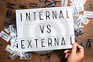 Internal VS External photo