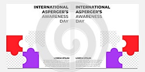 International aspergers awareness day social media post photo