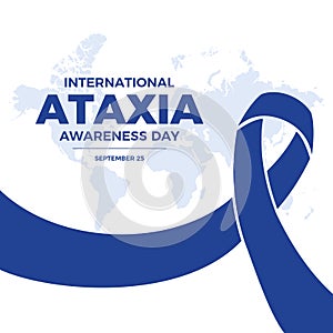 International Ataxia Awareness Day vector illustration