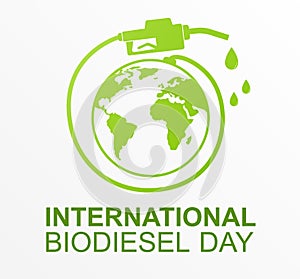 International biodiesel day with gasoline pistol