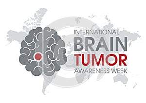 International Brain Tumor Awareness Week vector