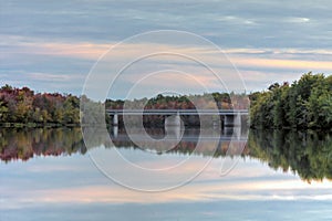 The International Bridge between Baring, Maine and Milltown, New Brunswick