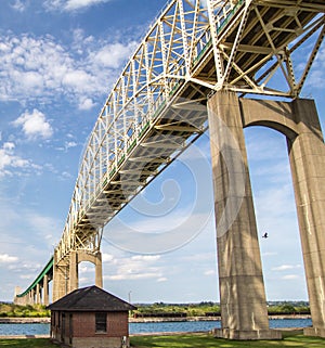 International Bridge In Sault Ste Marie Michigan