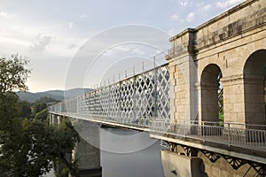International Bridge in Tuy and Valencia; Spain